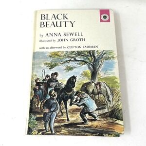 Black Beauty Anna Sewell 1962 Hardcover Midcentury Book with Dust Jacket